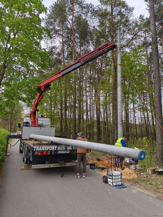 Usługi transportowe HDS dźwig żuraw transport HDS Śląskie  Dąbrowa Górnicza Jaworzno Sosnowiec Będzin Mysłowice Katowice Wojkowice Czeladź  Tychy