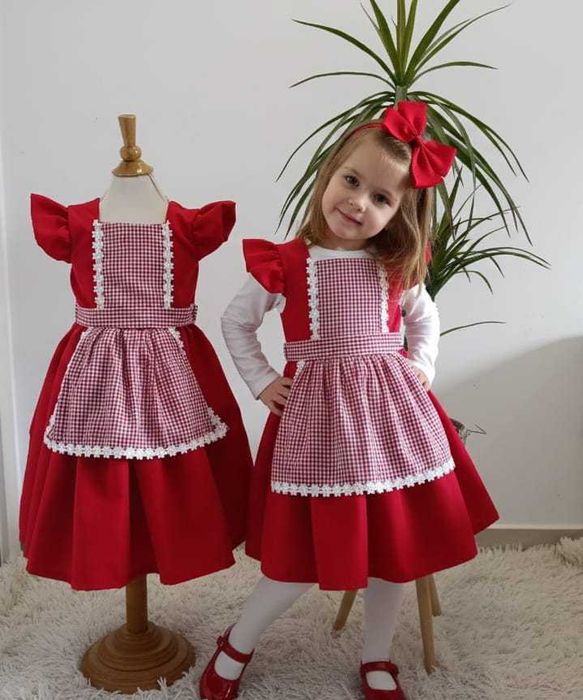 Vestido Carnaval capuchinho vermelho /fazendeira