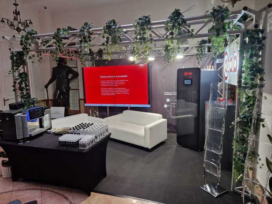 Stoiska targowe zabudowa octanorm obsługa imprez targowych wystaw