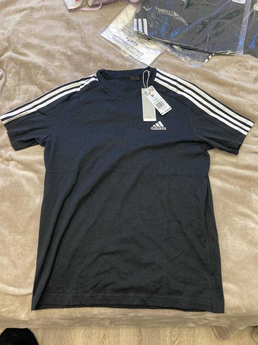 Футболка Аdidas Essentials Single Jersey 3-Stripes (оригинал)