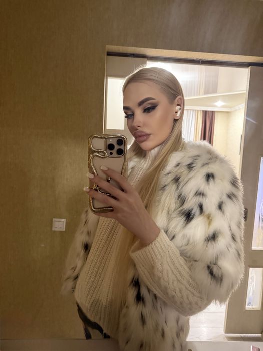 Жилет из рыси Эко мех