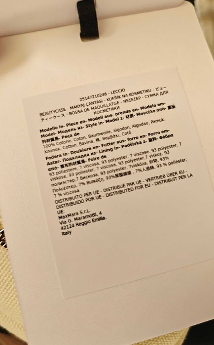 Nowa nieużywana ometkowana kosmetyczka MAXMARA
