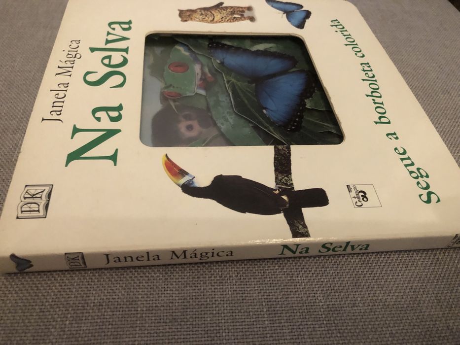 Livro A janela magica na selva