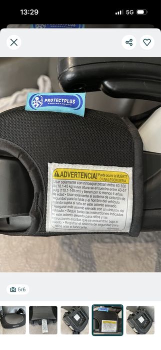 Fotelik samochodowy  sidzisko Graco 15-36 kg