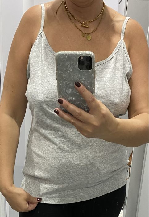 Zestaw 4 podkoszulki szare bawełna xxl-xxxl