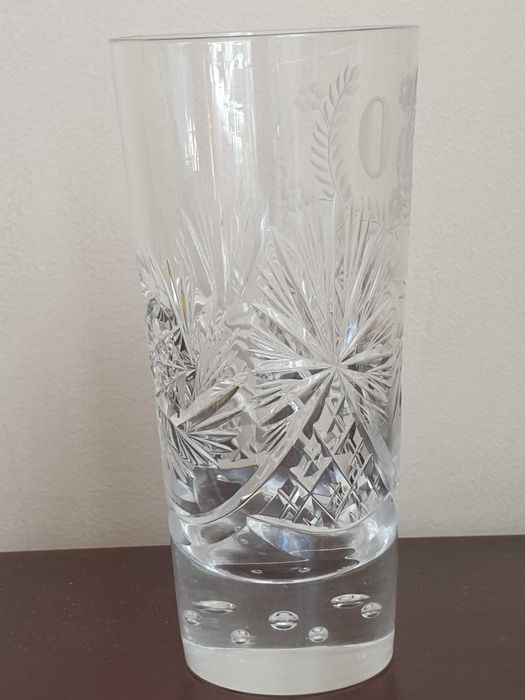 Szklanka krysztalowa z grawerem 50 lat