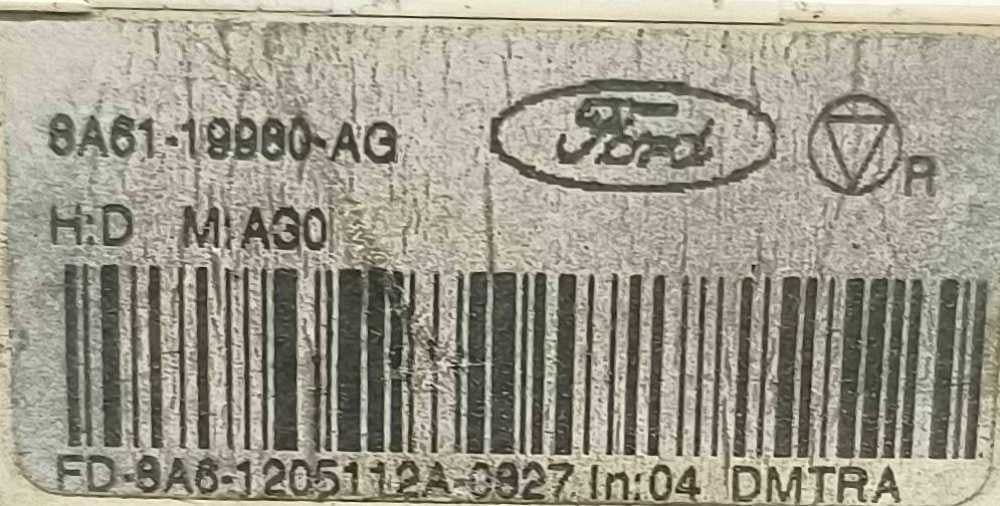 Comando Chauffage / Sofagem 8A61-19980-AG - FORD FIESTA VI Van