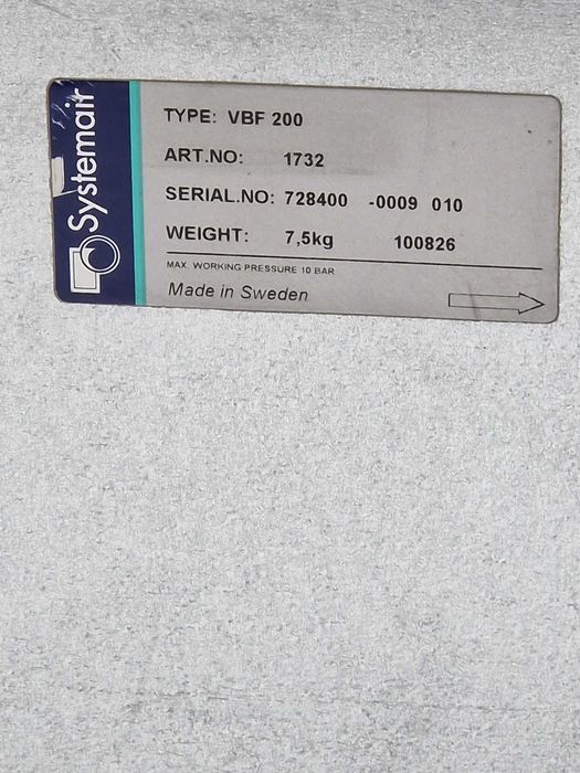 Нагреватель канальный водяной с фильтром Systemair VBF 200