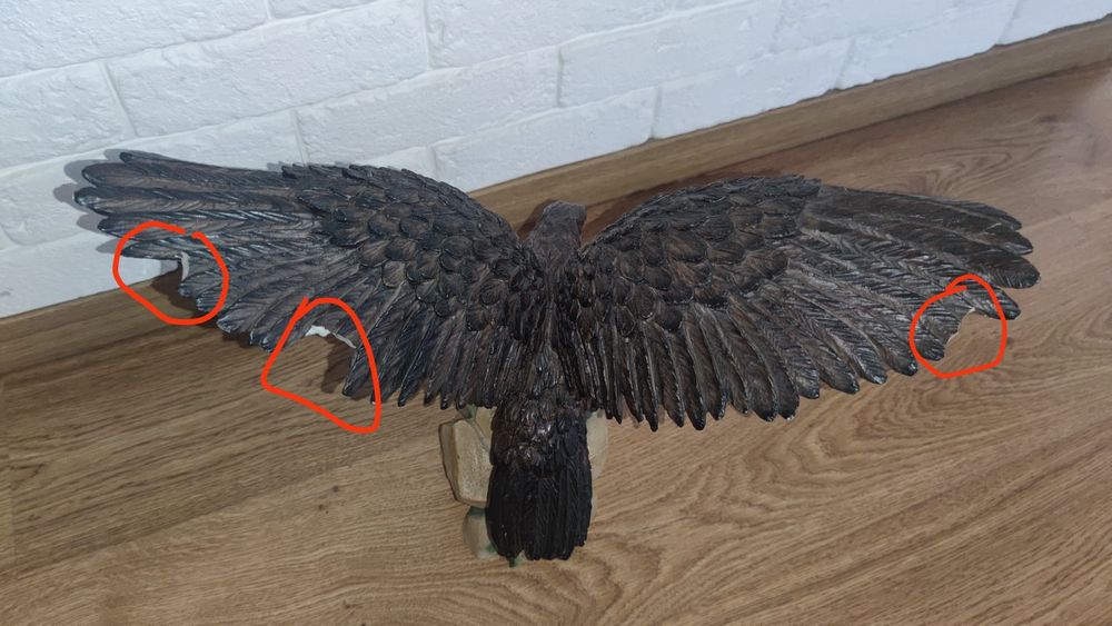 Statua Orła Orzeł gipsowy