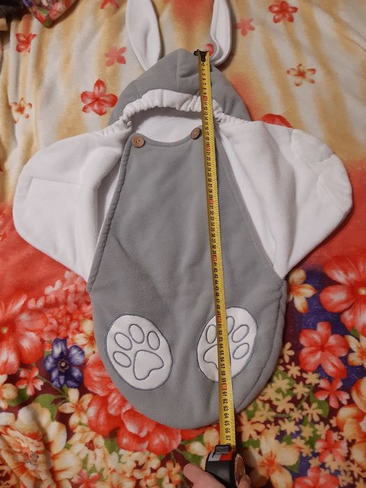 Конверт флісовий сірий