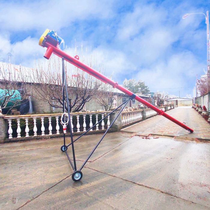 Шнековий навантажувач з протравлювачем Ø159мм*8м*380В - ЛІДЕР ПРОДАЖУ!