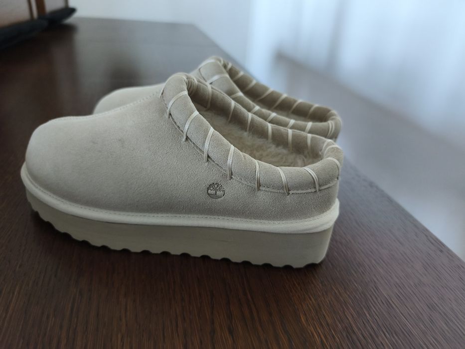 Skórzane sippersy Timberland 37