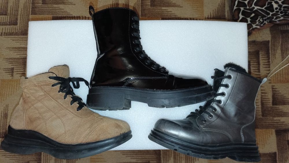 Ботинки 3 пары за 175 грн