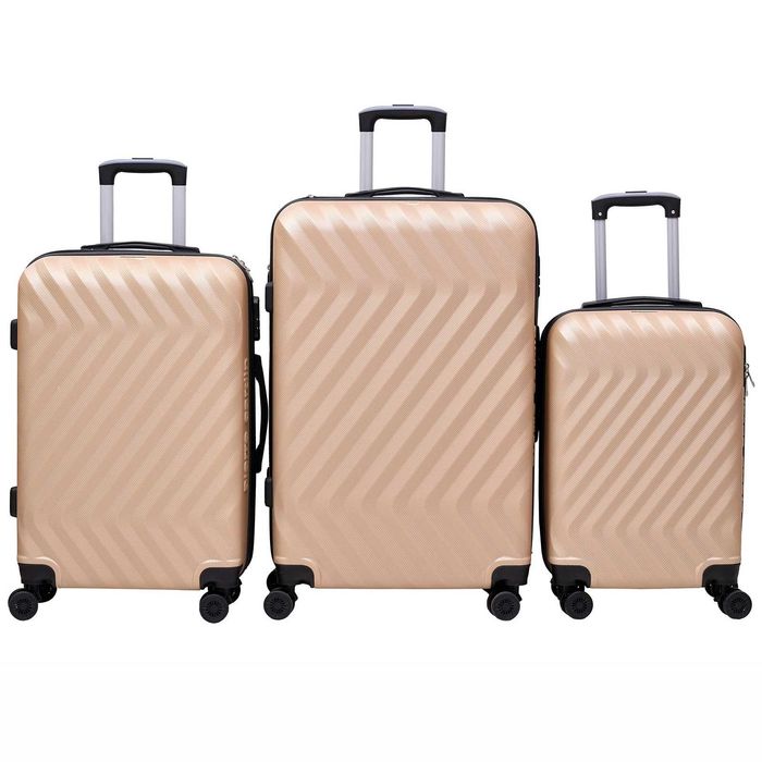 Zestaw walizka Pierre Cardin MED12 x3 Z beż