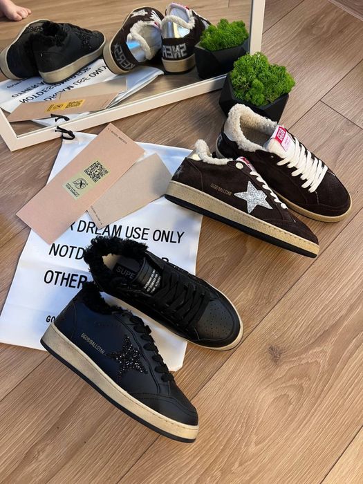 Утеплені кеди Golden Goose/ Снікерси Голден Гус/ Moon Boot/ Supreme