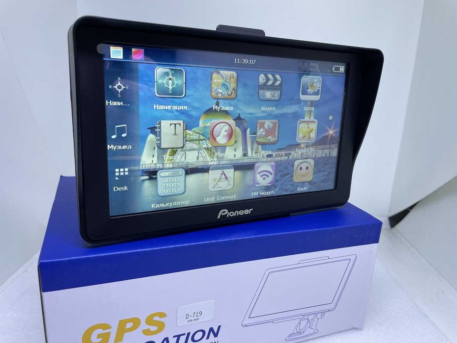 Супутниковий GPS навігатор Pioneer, карти Європи та України 2026р!