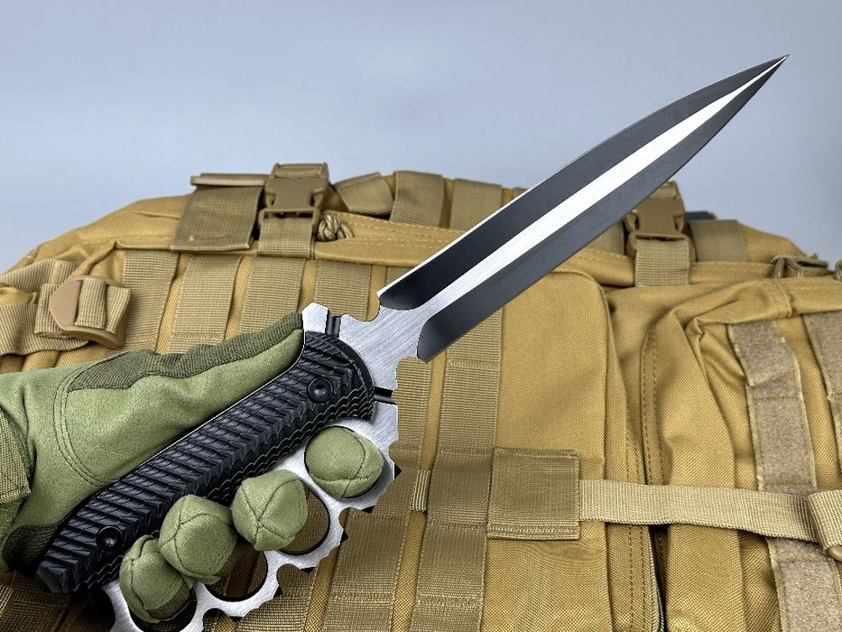 Тактичний ніж Фултанг.  Нож с защитой для руки