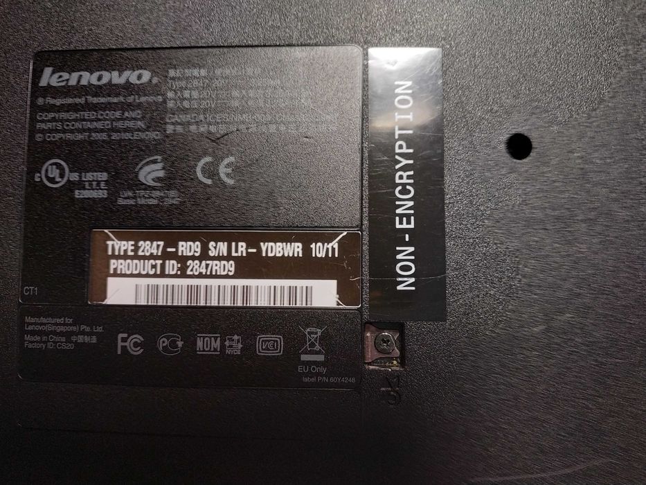 Lenovo ThinkPad SL510 2,3 Гц.  15,6 дюйма в гарному стані