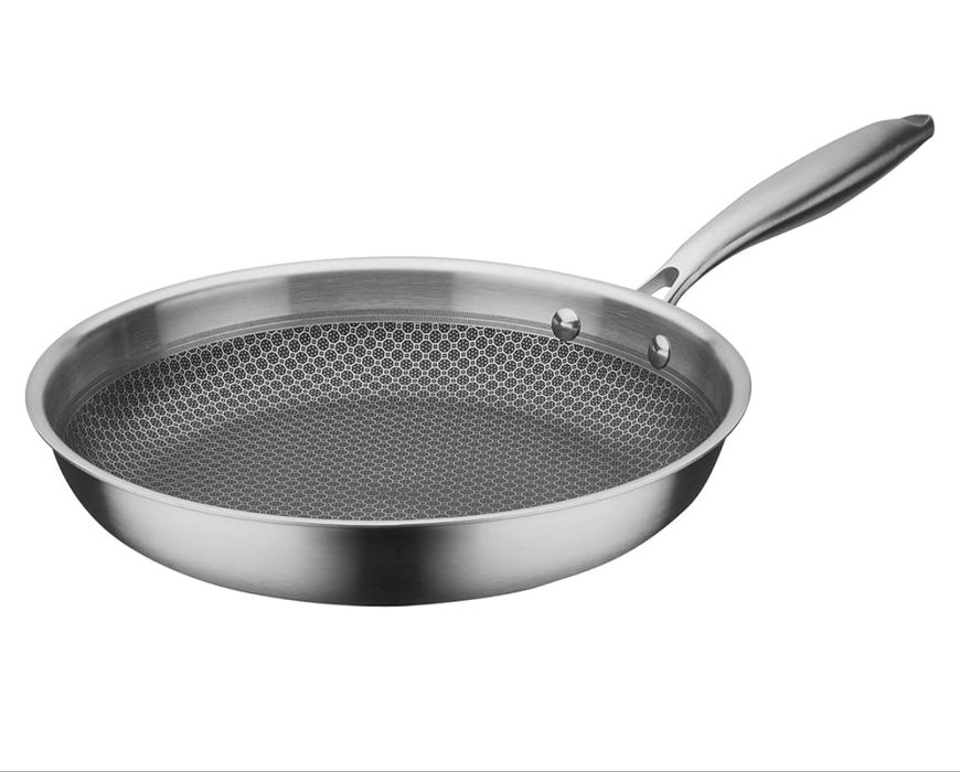 Patelnia Gsw Tri Ply Stal Stopowa, Szary, 28 cm