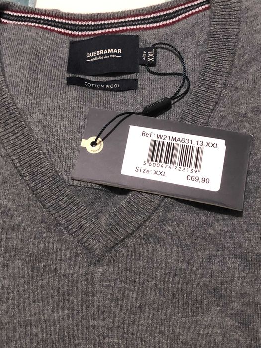 Camisola cinzenta Quebramar