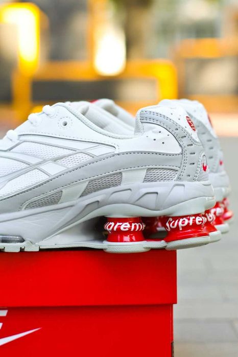 Мужские кроссовки Nike Shox Ride 2 SP x Supreme. Размеры 40-45