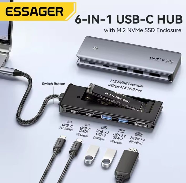 Hub USB-c Essager