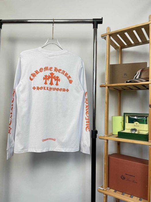 Лонгслів Chrome Hearts | Бавовняна Преміум Кофта Хром Хартс