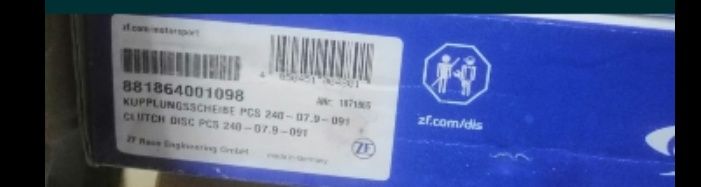 SACHS 881864001098 Диск зчеплення PORSCHE