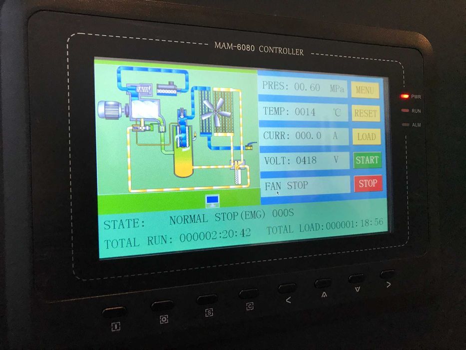 Гвинтовий компрессор з плавним пуском