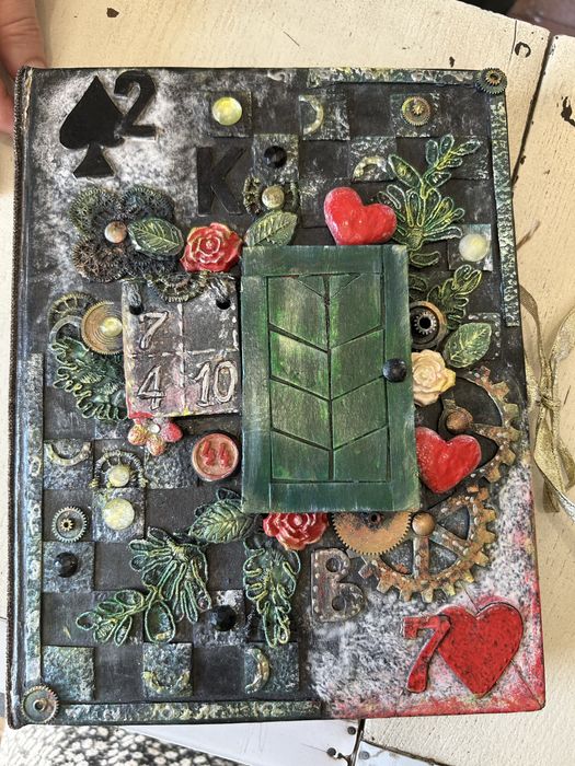 «Алиса в стране чудес» Джанкбук JUNK BOOK ручной работы