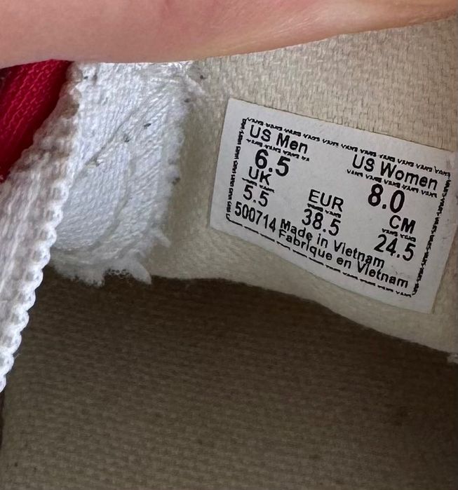 Vans кеди сліпони в клітинку