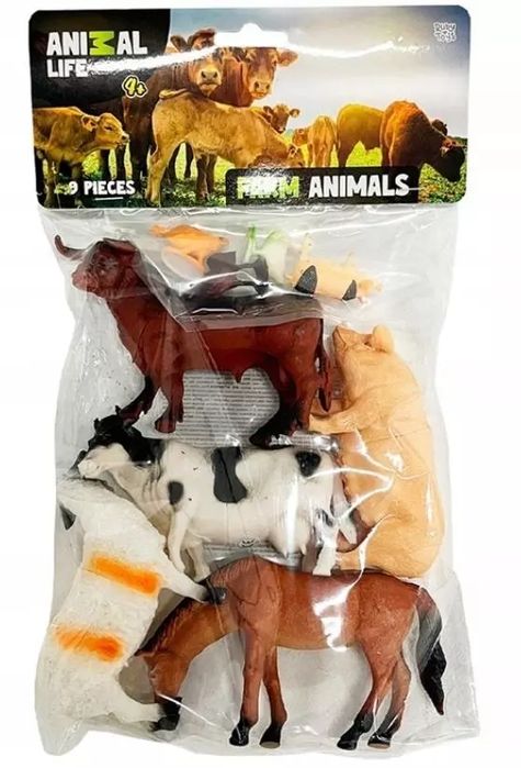 Figurki zwierzęta na farmie 9szt. QUINT. Nowy Produkt
