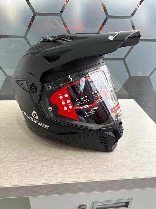 Kask LS2 MX702 Pioneer II Enduro/Quad/ATV Czarny matowy