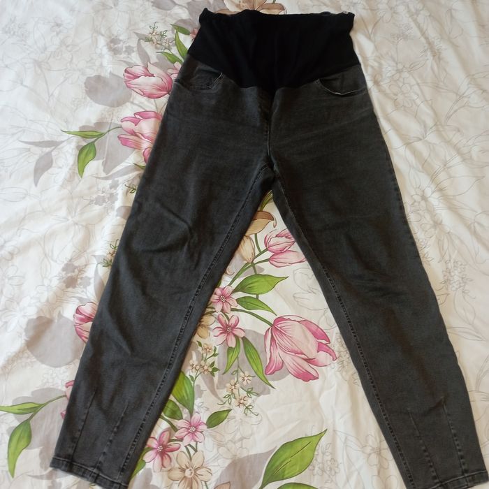 Джинси для вагітних МОМ з високою спинкою