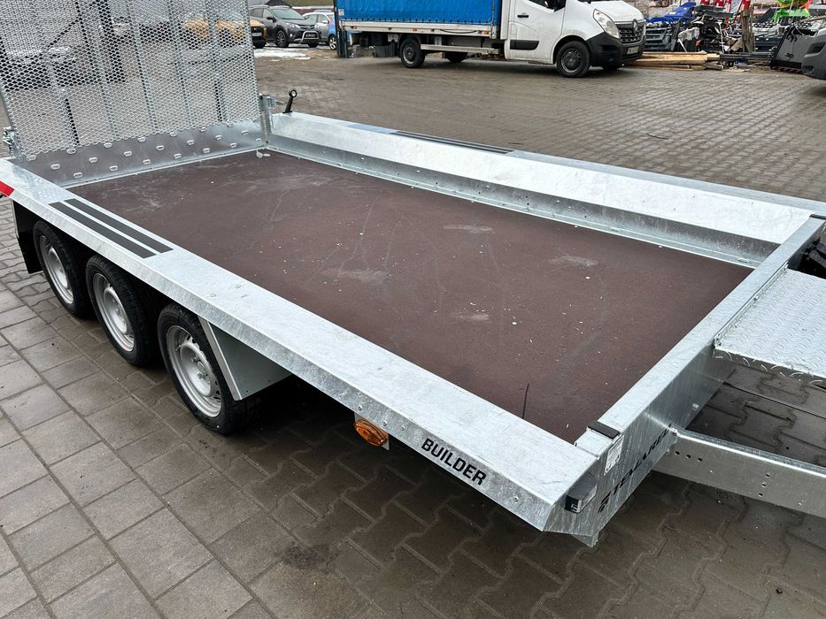 Nowa przyczepa do przewozu minikoparki Temared BUILDER 3 4018/3 3,5T