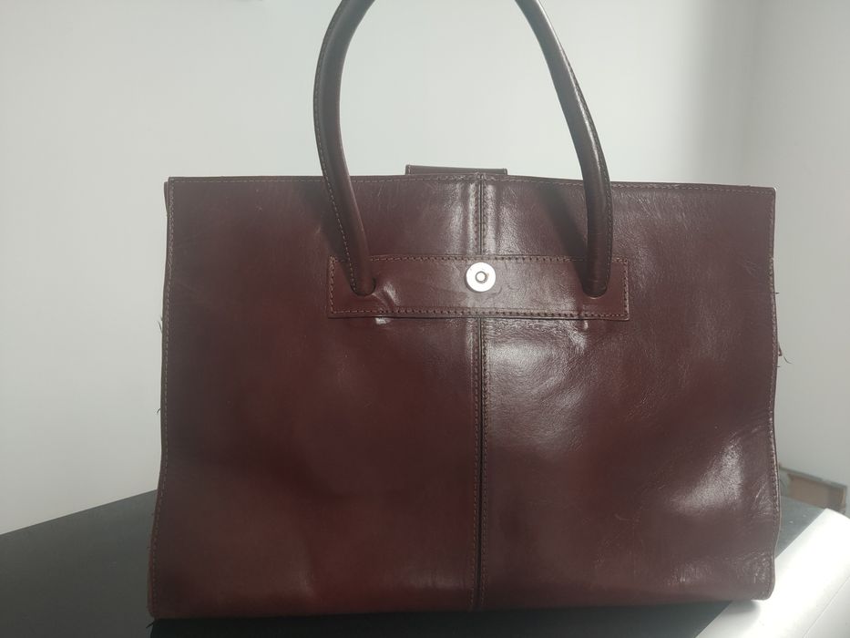 Torba ze skóry naturalnej.bardzo elegacnka.Stan bardzo dobry