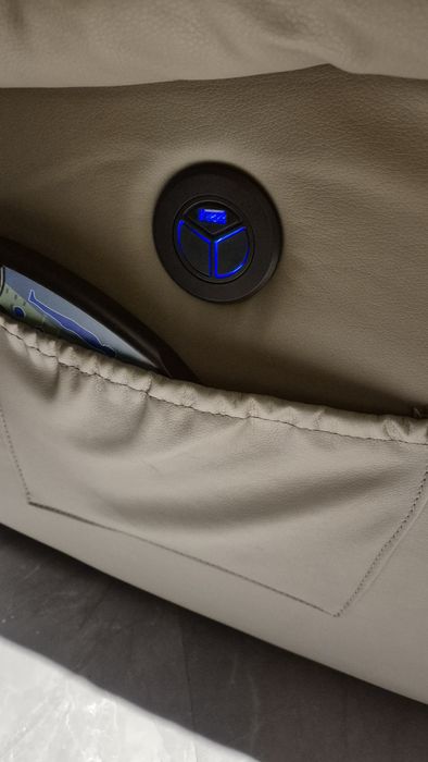 Fotel z masażem rozkładany