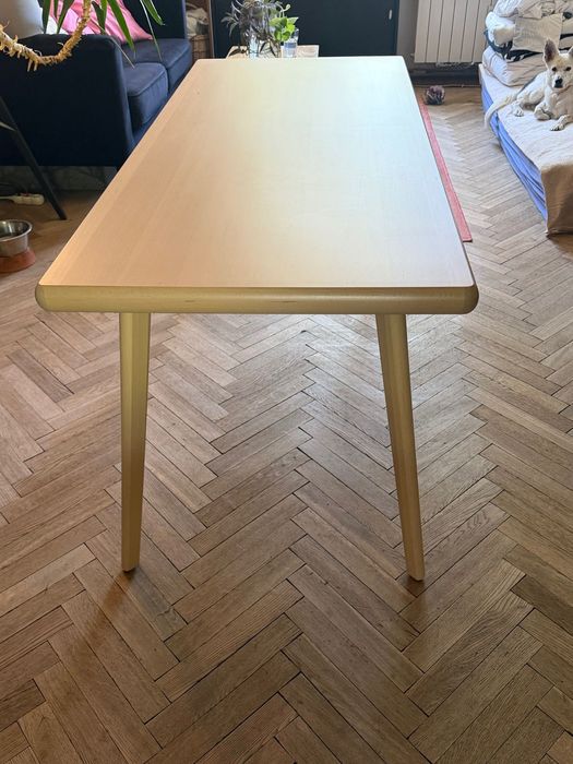 stół drewniany IKEA MARKERAD by Virgil Abloh
