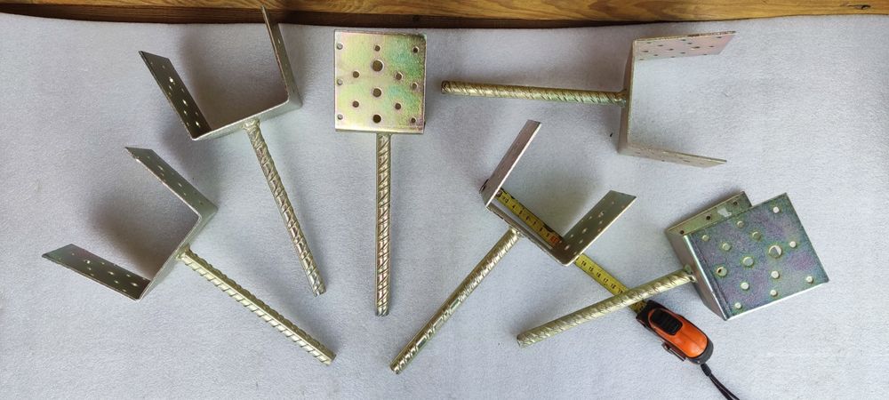 Опора для бруса 100 ,закладна