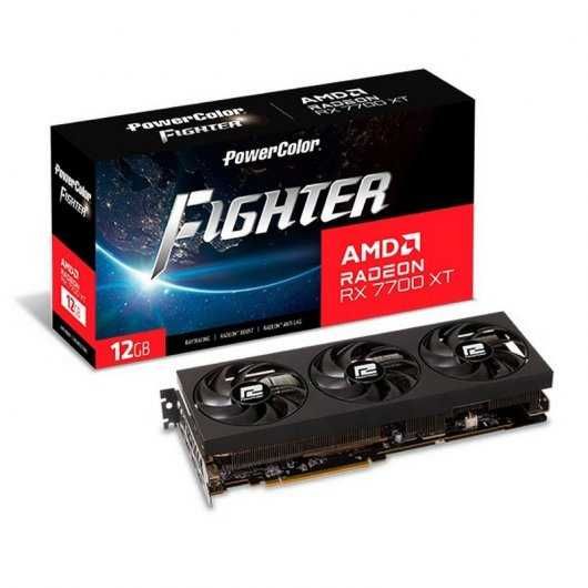 Placa Gráfica Powercolor Radeon RX 7700 XT Fighter 12GB GDDR6 OC