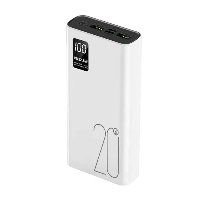 Повербанк 20000 mAh 22.5W Fast Charge Type-C Швидка зарядка Power Bank