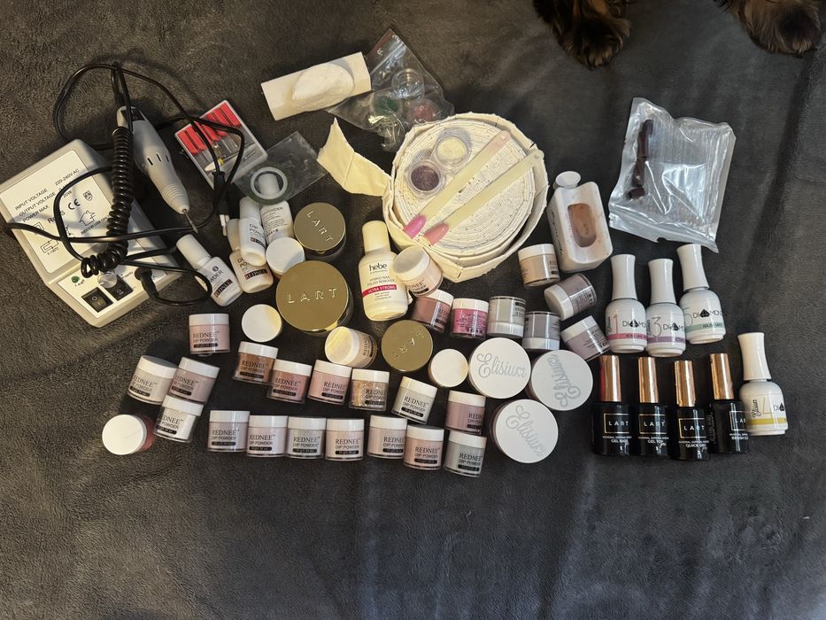 Zestaw do manicure dip powder LART + frezarka elektryczna