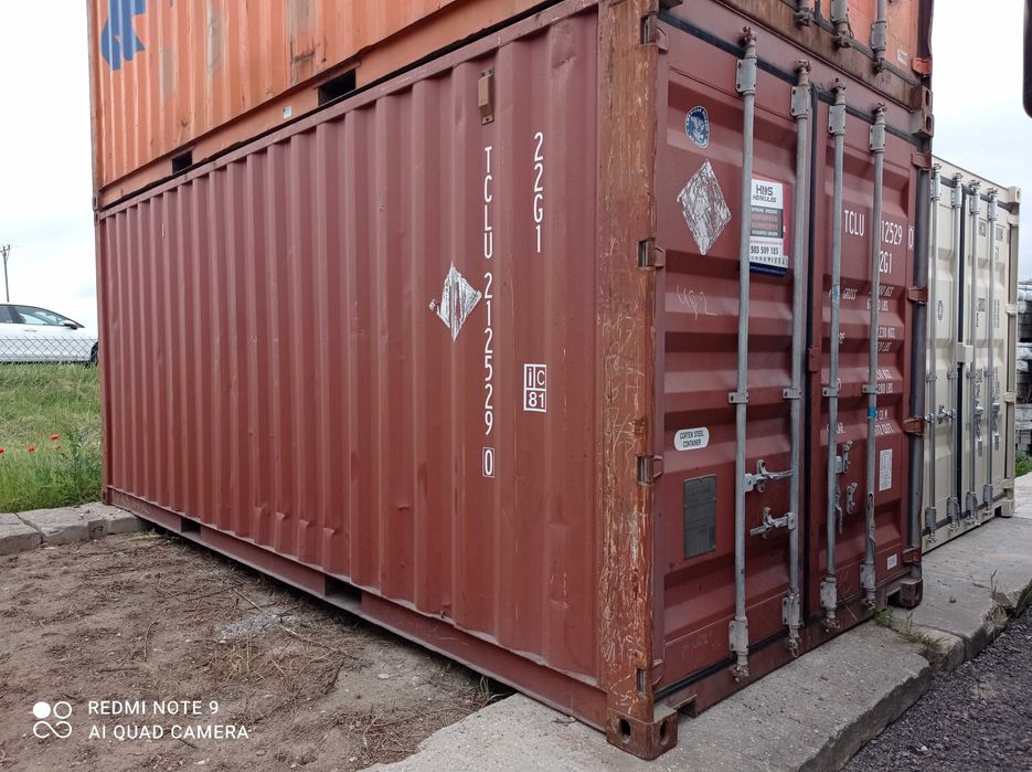 Kontener morski, oceaniczny, magazynowy, garaż 20DV - 6m