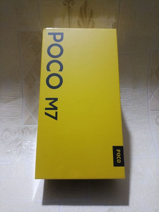 Смартфон - Poco M7 на 6/128Gb с NFC. Экран - 6.9", IPS. АКБ - 7ООО mAh