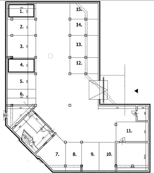 Pruszcz Centrum - miejsce postojowe w hali garażowej