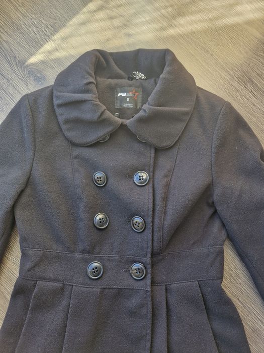 Płaszczyk czarny - jak NOWY (rozm 36)