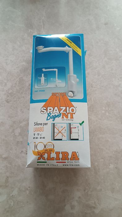 Syfon oszczędzający miejsce