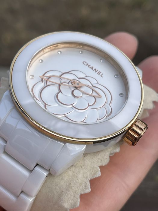 часы в стиле chanel керамический браслет на узкое запястье  15 см