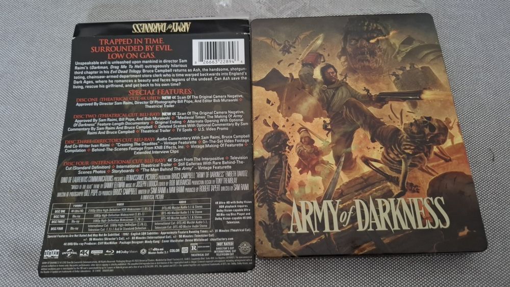 Army of Darkness 4 blu ray nowy