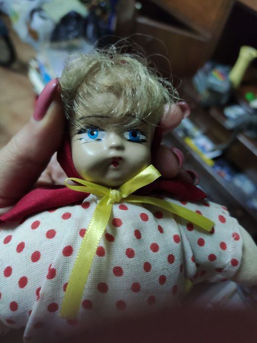 Boneca artesanal história capuchinho vermelho